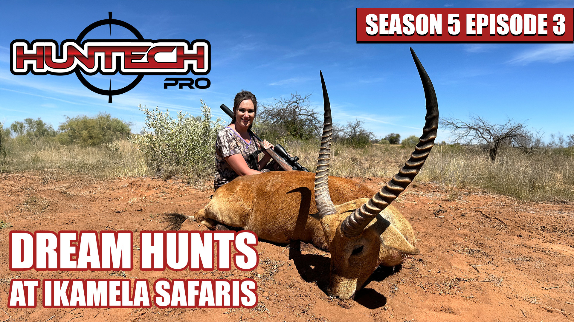 Dream Hunts at Ikamela Safaris: Red Lechwe, Black Wildebeest & a Mountain Waterbuck Pursuit! episode thumbnail